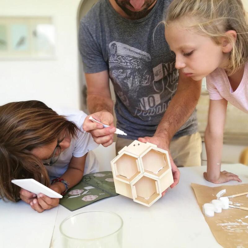 Boîte créative, Hôtel à insectes à construire - Bois