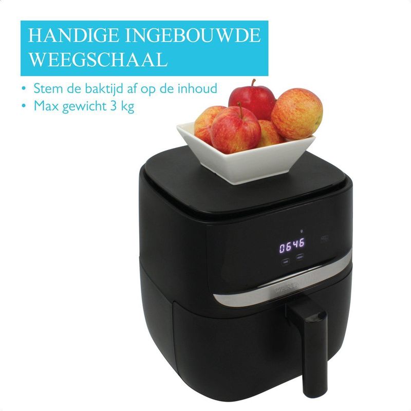Wartmann - WM-2203 AF - Airfryer - Zwart - Keramisch - 5.7 Liter