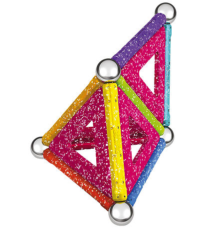 Geomag Magnetset - Glitter Panels recycelt - 22 Teile