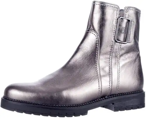 52.724.90 H Gabor zilver metallic - maat 8.5 enkellaars zilver metallic - maat 8.5 Calandschoen