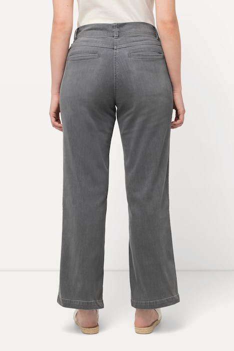 Jeans Mary, weites Bein, recycelt