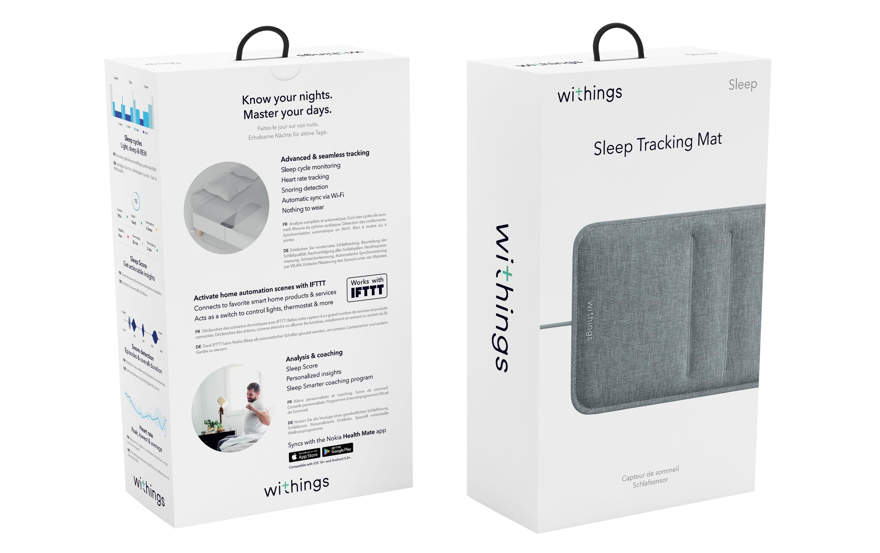 Schlafsensor Sleep Analyser WSM02<br>Schlaf-Tracker