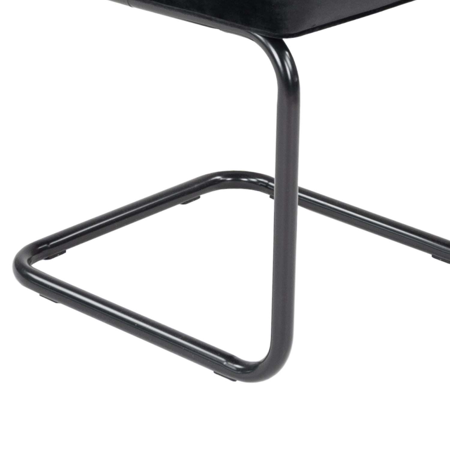 Kick buisframe stoel Ivy - Zwart
