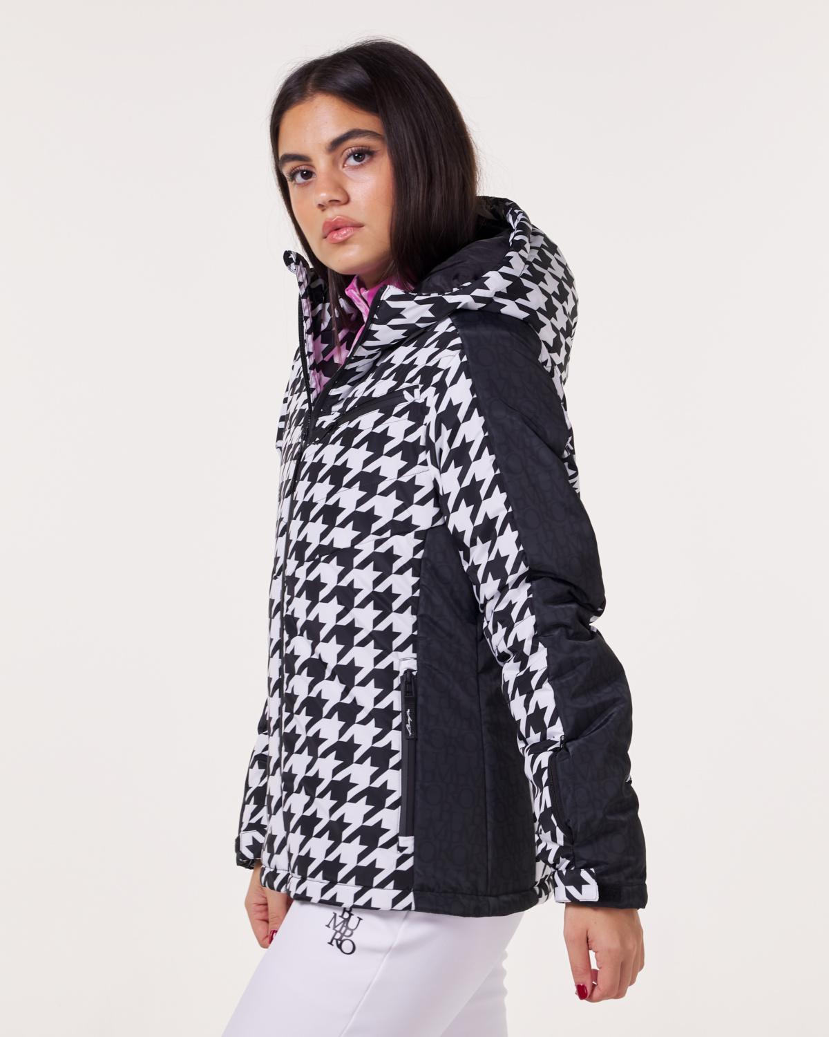 Bumpro Whistler Padded Ski Jacket Black\White