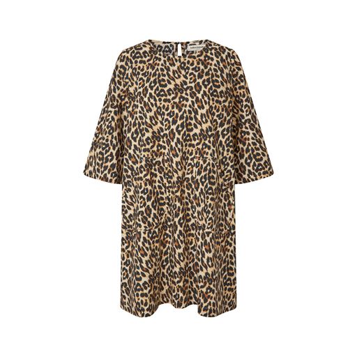 Lollys Laundry Carla Kjole, Leopard Print, M