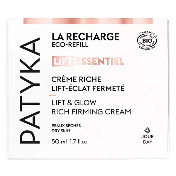 Patyka Lift Essentiel Rich Cream Lift-Radiance Firming Refill Organic 50ml