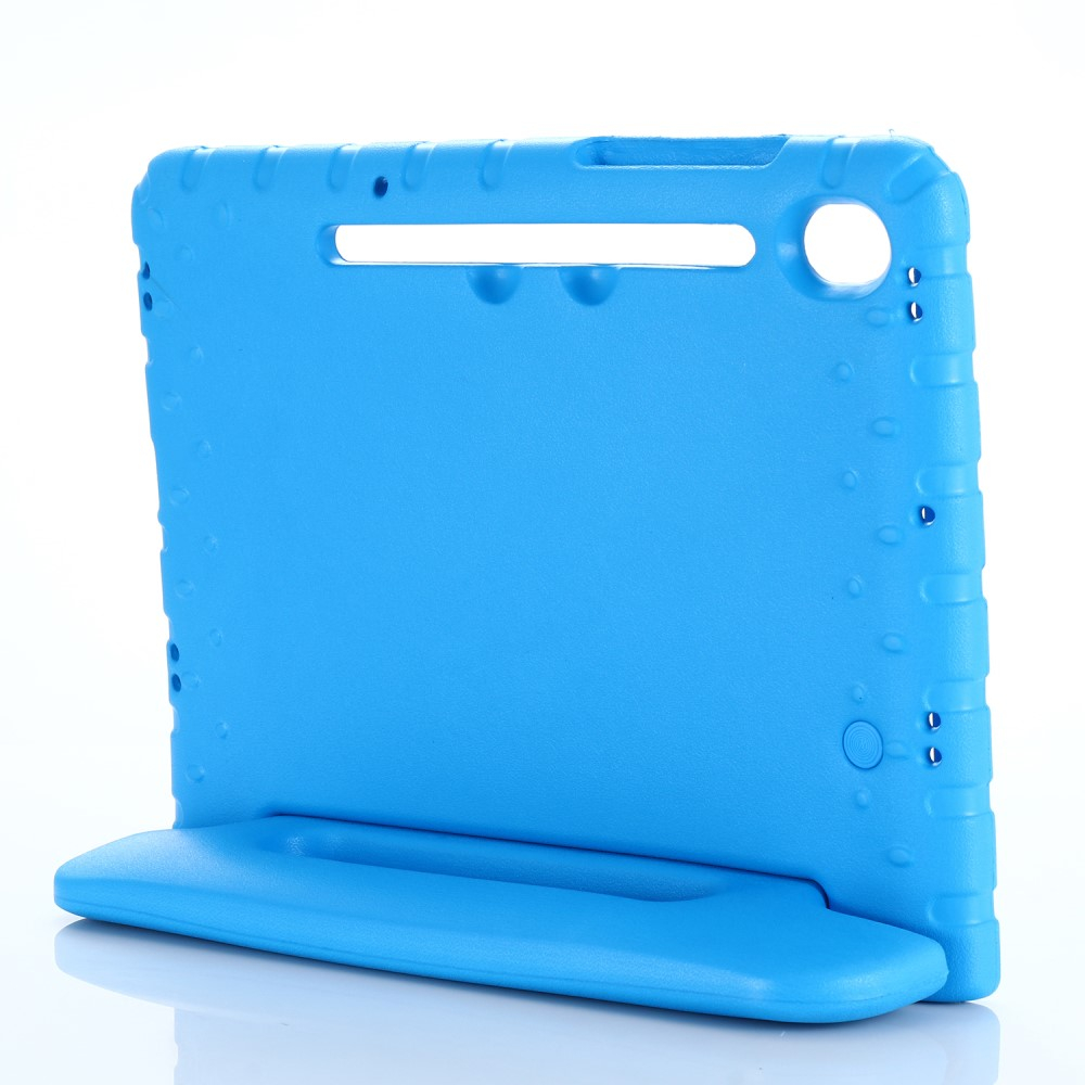 Samsung Galaxy Tab S10 FE / Tab S9 FE / S9 Stossfeste Kinder Schaumstoff Schutz Hülle   Griff   Standfunktion - Blau