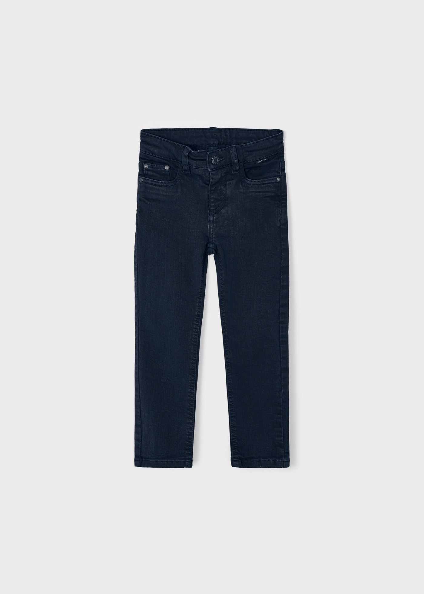 Calças de sarja skinny para menino