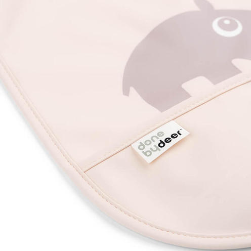 Lot de 2 Bavoirs Velcro OZZO Rose - DONE BY DEER