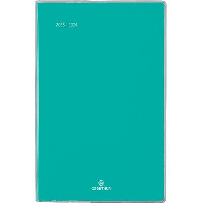 Agenda Colorside - 1 semaine sur 2 pages - 10 x 15 cm - vert - Oberthur
