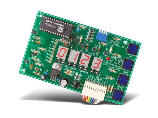 Whadda Bausatz WST8035 Vor-/Rückwärtszähler Multifunktionaler Vor-/Rückwärtszähler