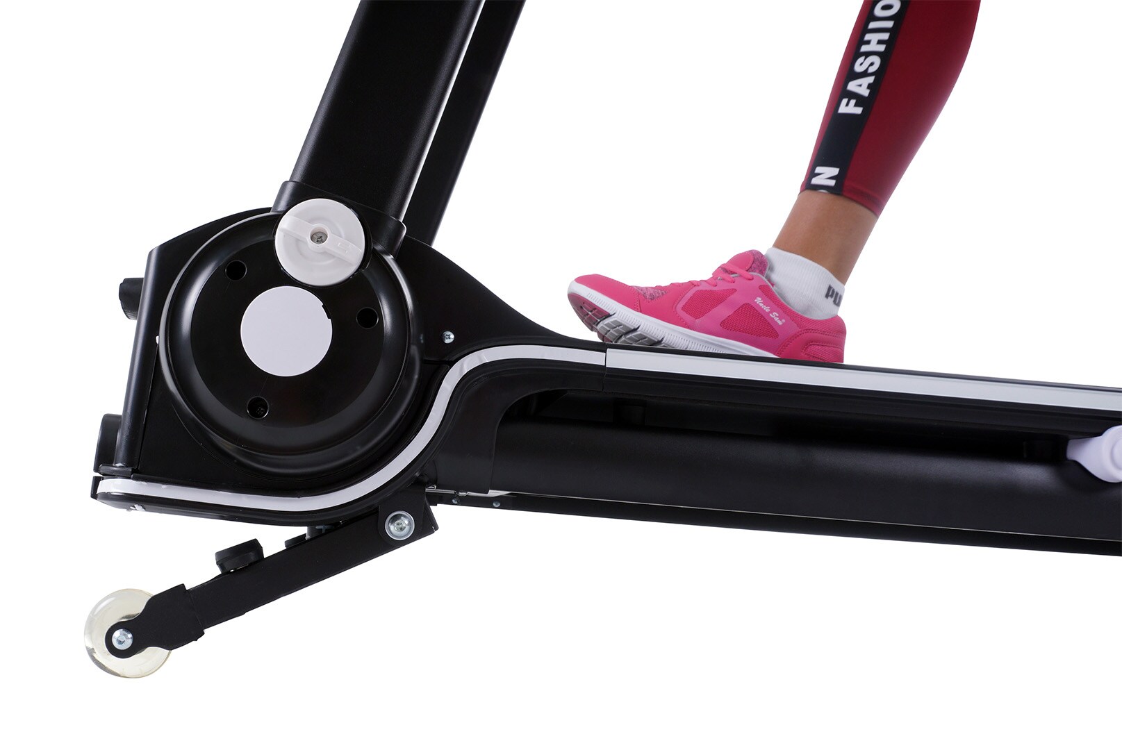 Miweba Sports Laufband Home Track HT3000, mit Steigung, 1300 Watt, 1-16 km/h, 12 Programme, klappbar (Schwarz/Weiß)