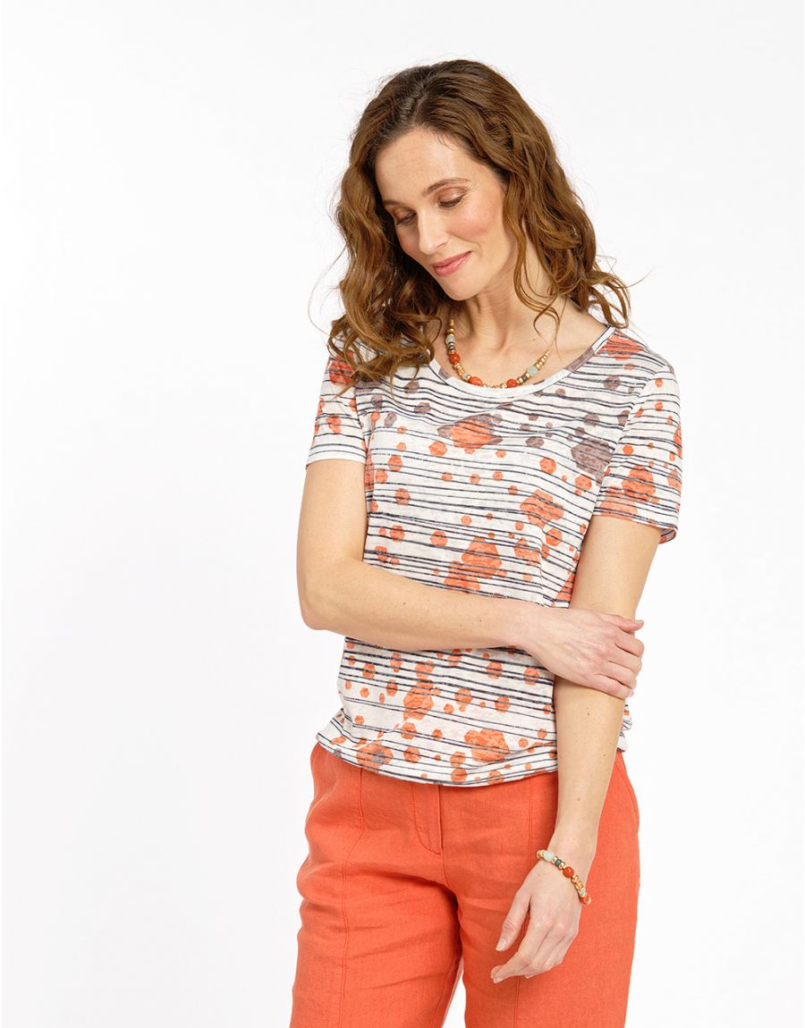 T-shirt écru léger et dou