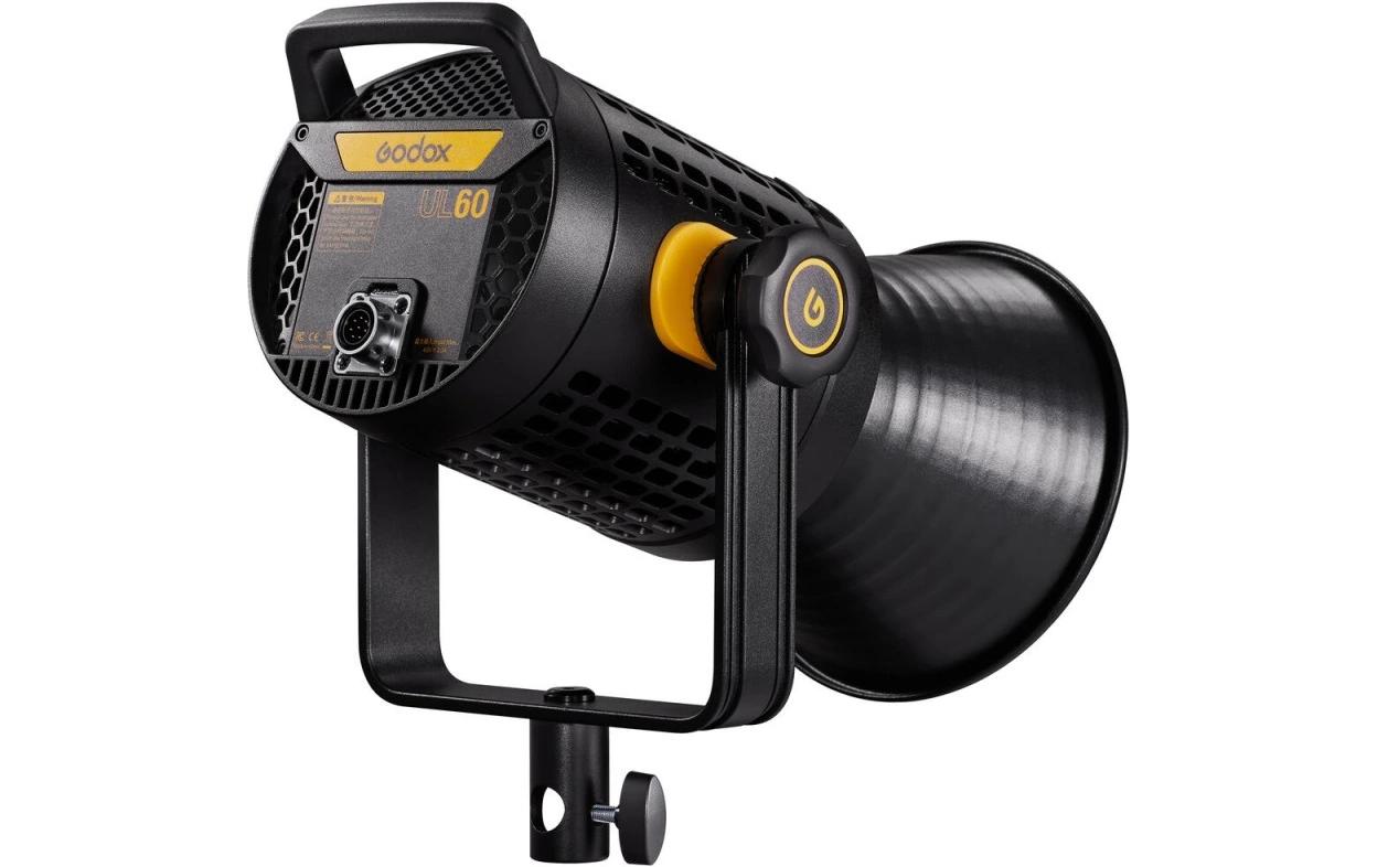 Videoleuchte UL60 Geräuschlos-LED<br>Geräuschlose 60-W-LED-Lampe mit Tageslichttemperatur (5600K), die dank eines speziell entwickelten lüfterlosen Systems eine geräuschlose Kühlung bietet