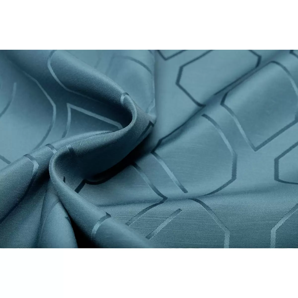 Nachtvorhang Jacquard Rombo Blau