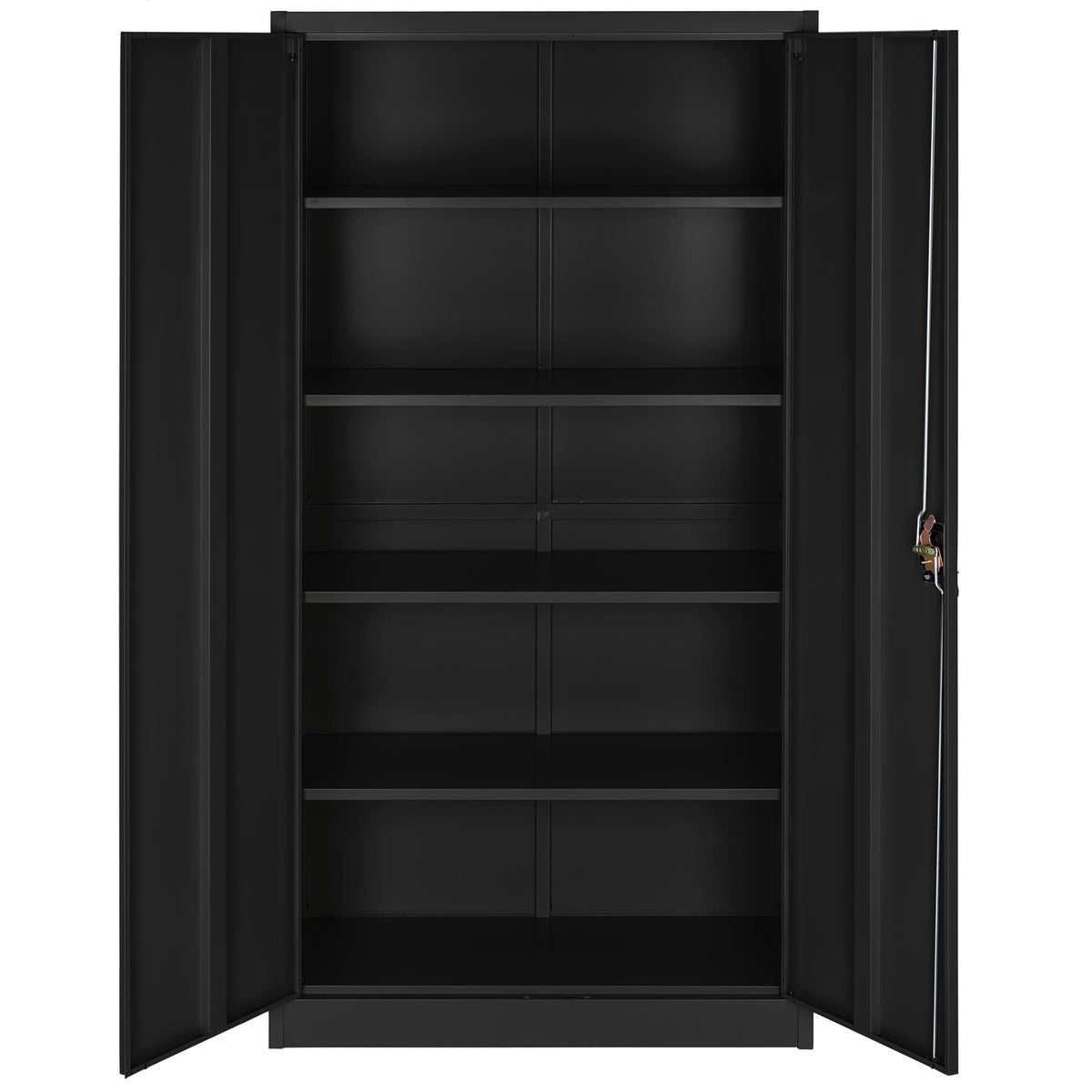 Set van 2 tectake archiefkasten van gepoedercoat staal, 180 x 90 x 40 cm