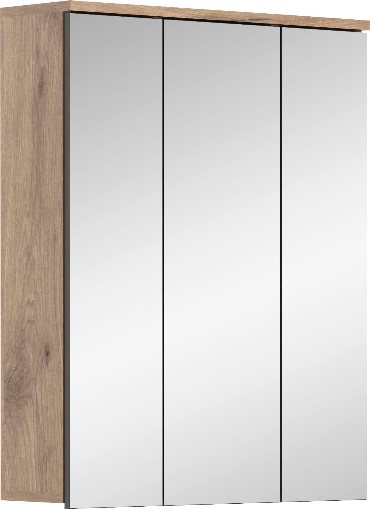 INOSIGN Badezimmerspiegelschrank »Riga, Breite 60cm, 3 Spiegeltüren, 9 Fächer, 6 Einlegeböden« Badmöbel, Badschrank, Schrank, Wandschrank, Bad, Badezimmer
