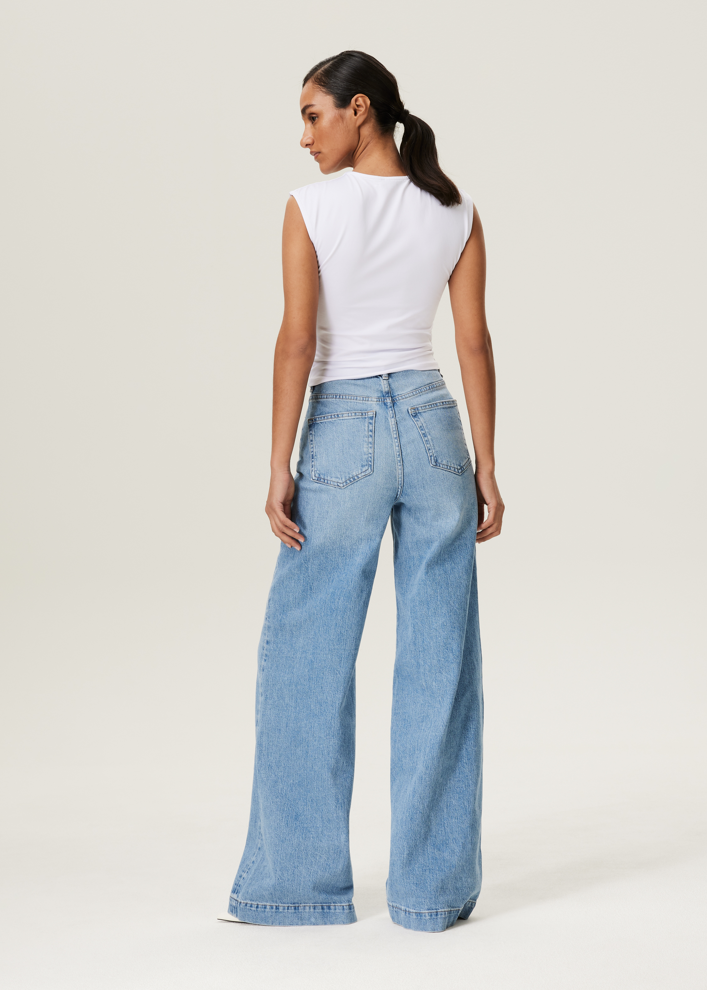 JAZZ - Wide leg pintuck