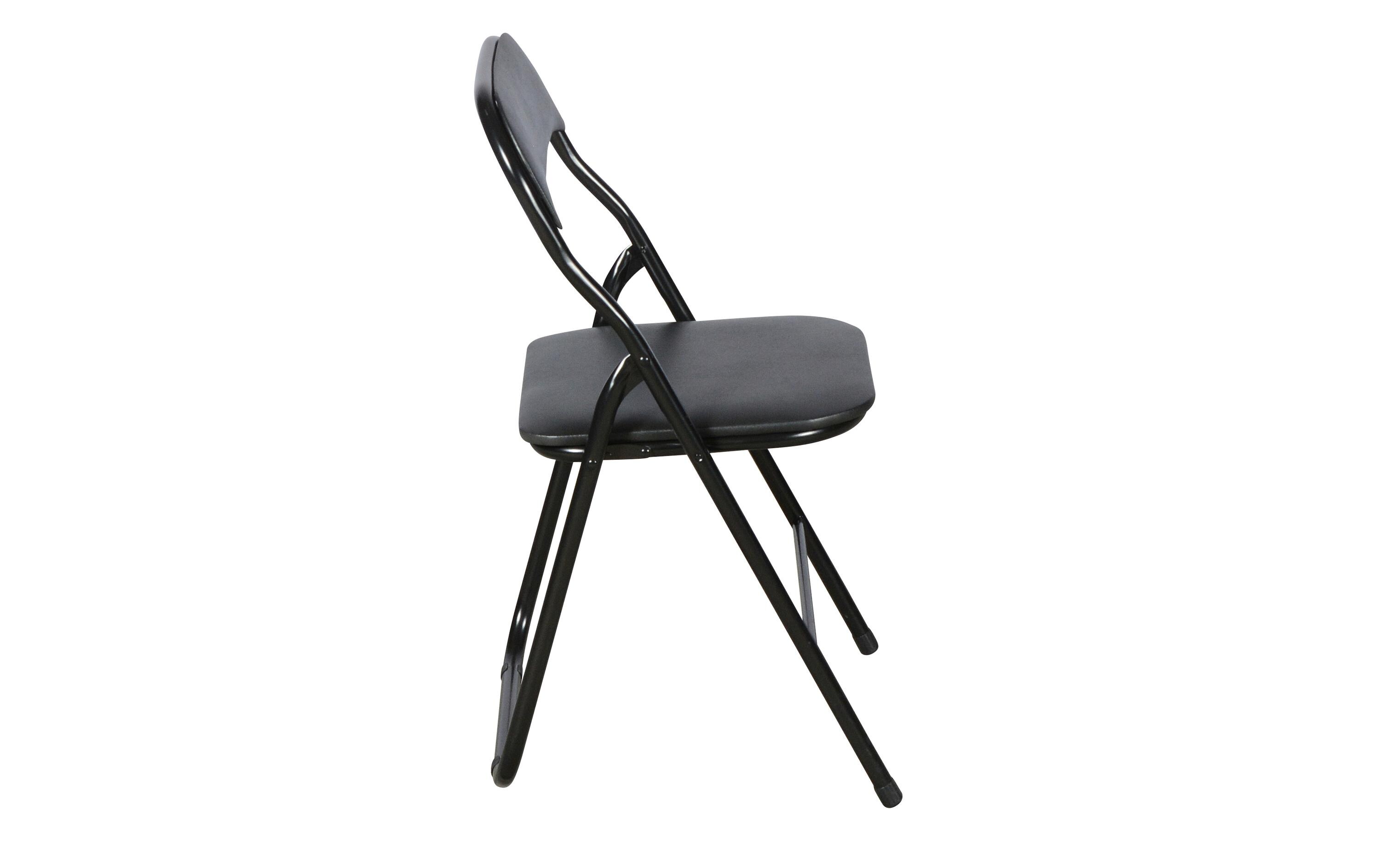 Stuhl 44 x 45 x 78 cm, SchwarzKlappstuhl
