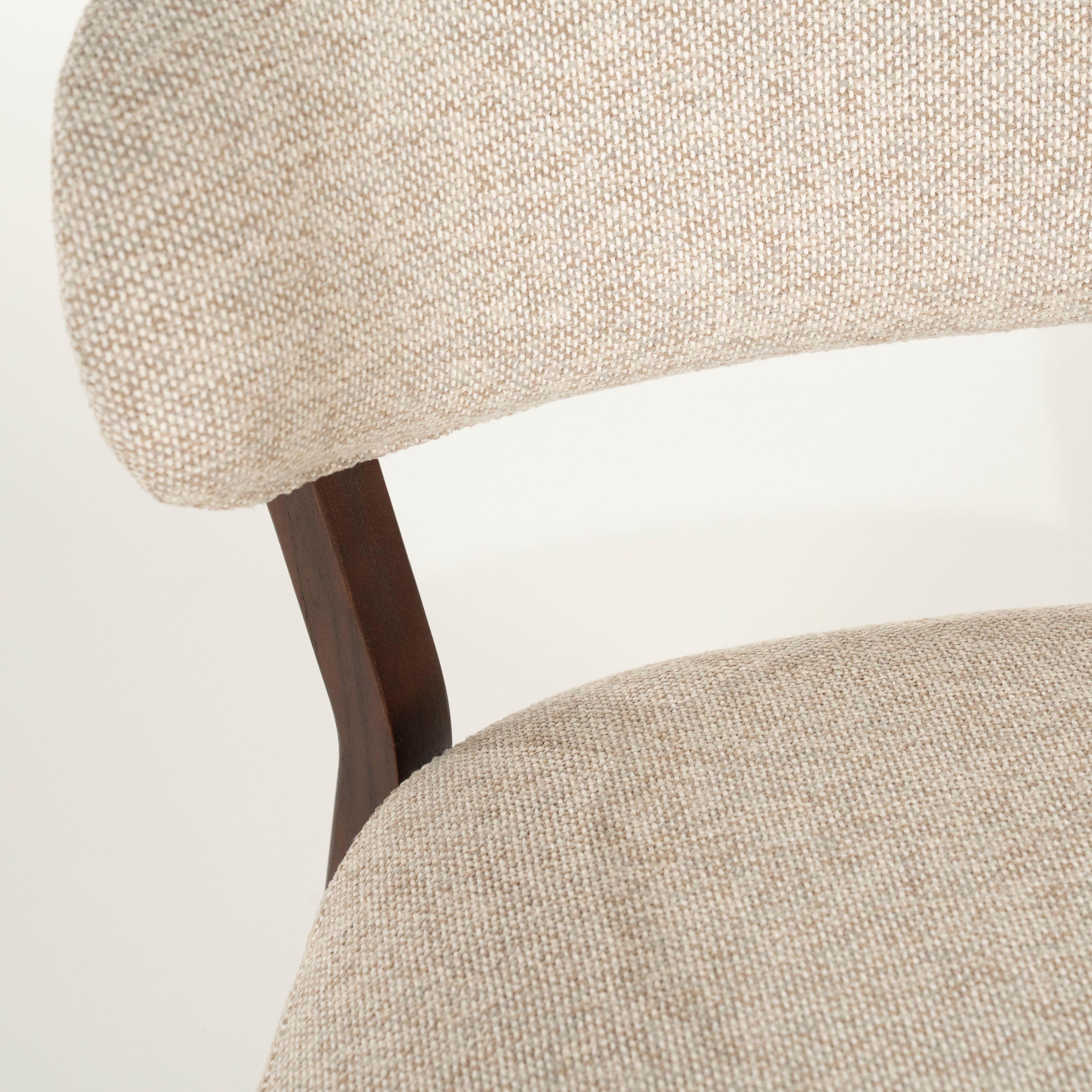 Fauteuil 96297 taupe Mikky B61 x D72.5 x H72 cm