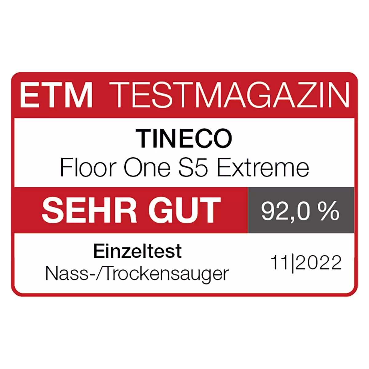 Nass- und Trockensauger TINECO Floor One S5 Extreme