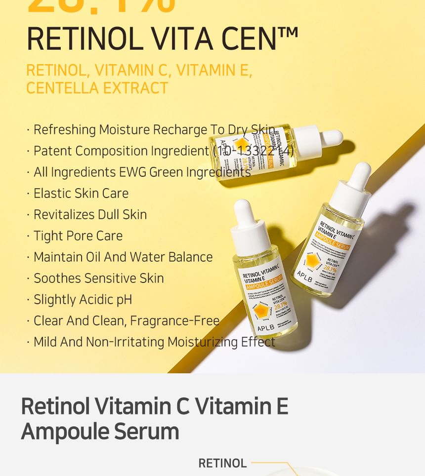 APLB - Retinol Vitamine C Vitamine E Ampul Serum Set