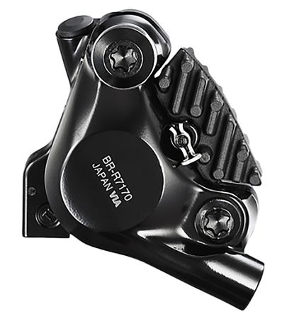 SHIMANO 105 R7170 Bremssattel Flatmount  schwarz  vorne