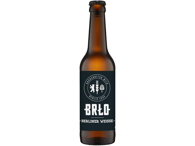 BRLO Bier Berliner Weisse 0.33 l Goldiges und erfrischendes Weizenbier
