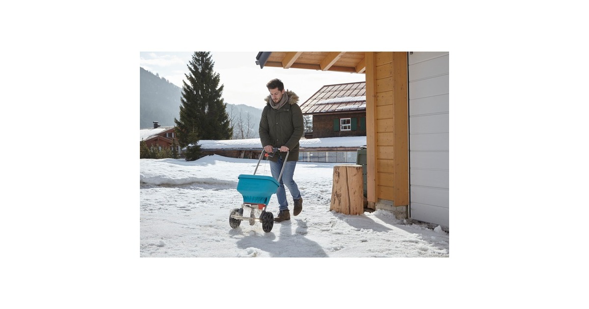 GARDENAStrooiwagen XL strooiapparatuur  (Turquoise/zwart, 436-20)