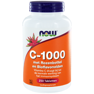 NOW C-1000 Rozenbottel & Bioflavonoïden Tabletten 250ST