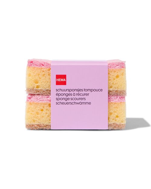 2 éponges à récurer tompouce