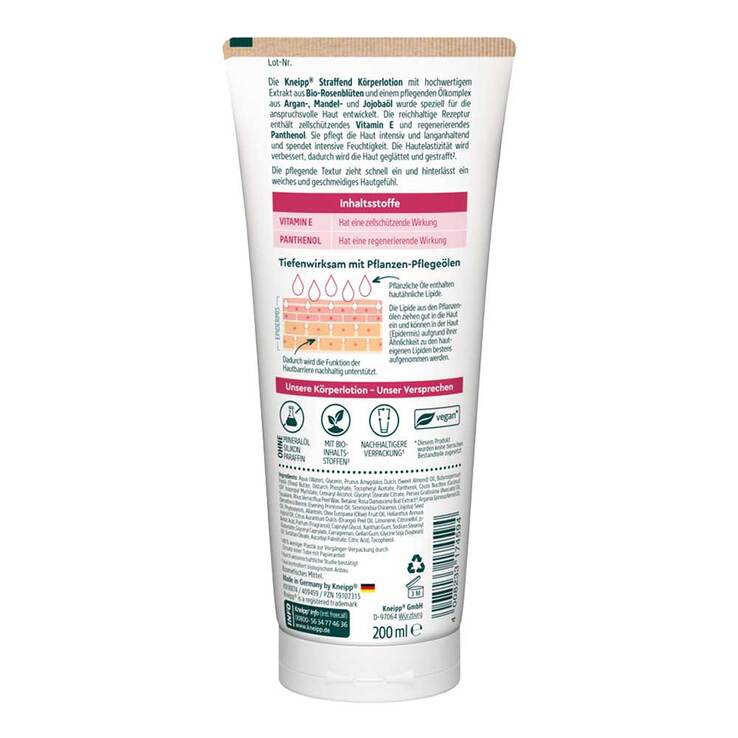 Kneipp Straffend Körperlotion Rosenblüten, 200 ml