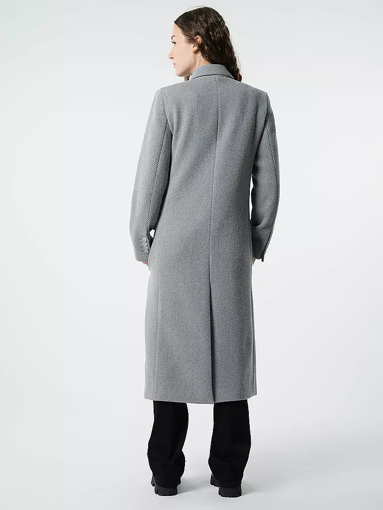 EMPORIO ARMANI Wollmantel  grau