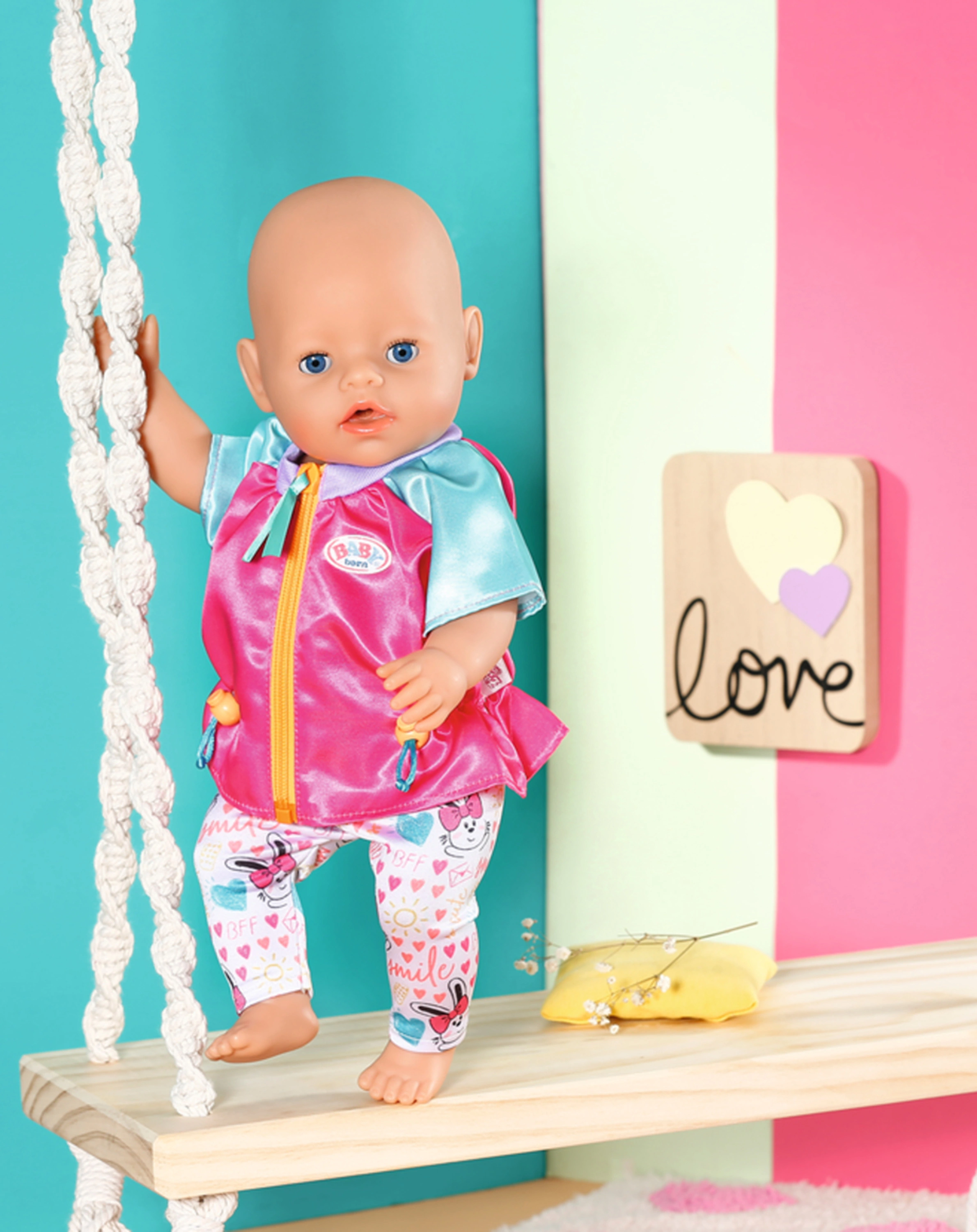 BABY born® Freizeitanzug PINK (43cm)
