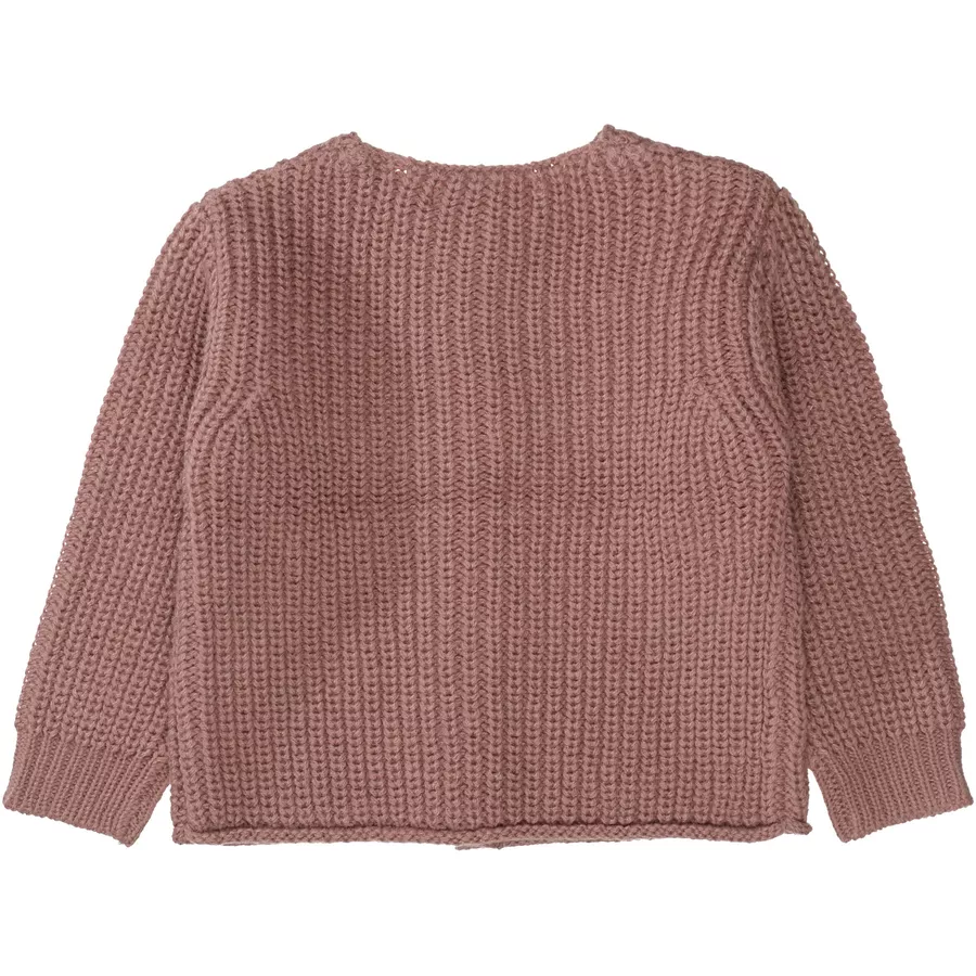 STACCATO Strickjacke dusty red