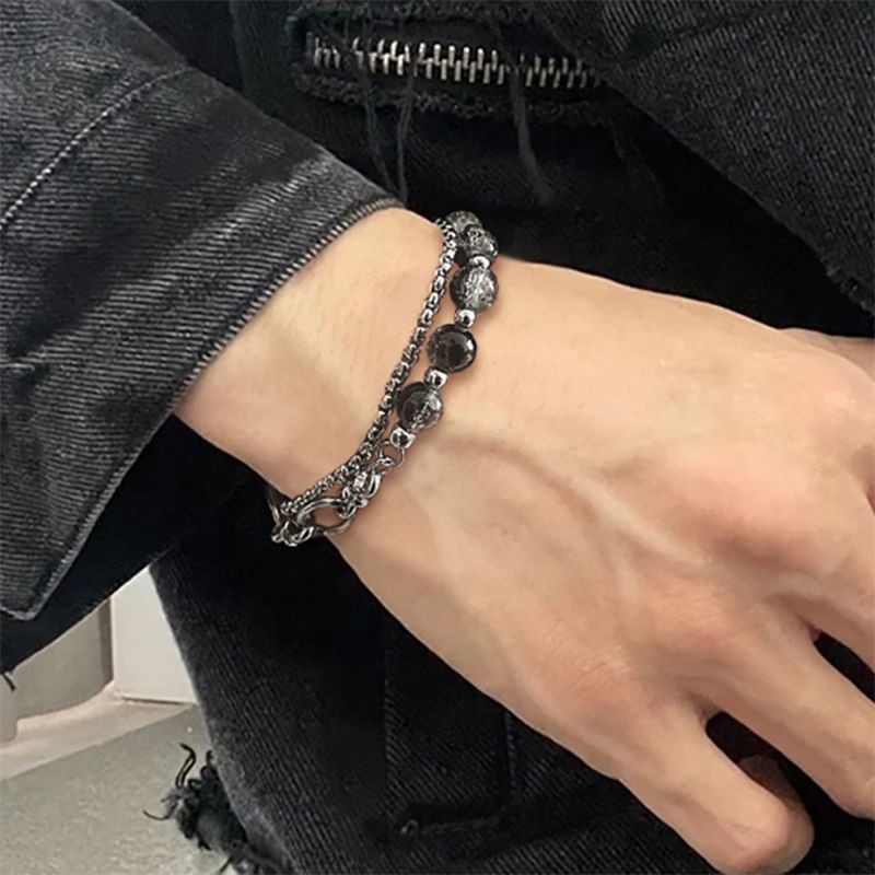 Lilafey - Kralenarmband
