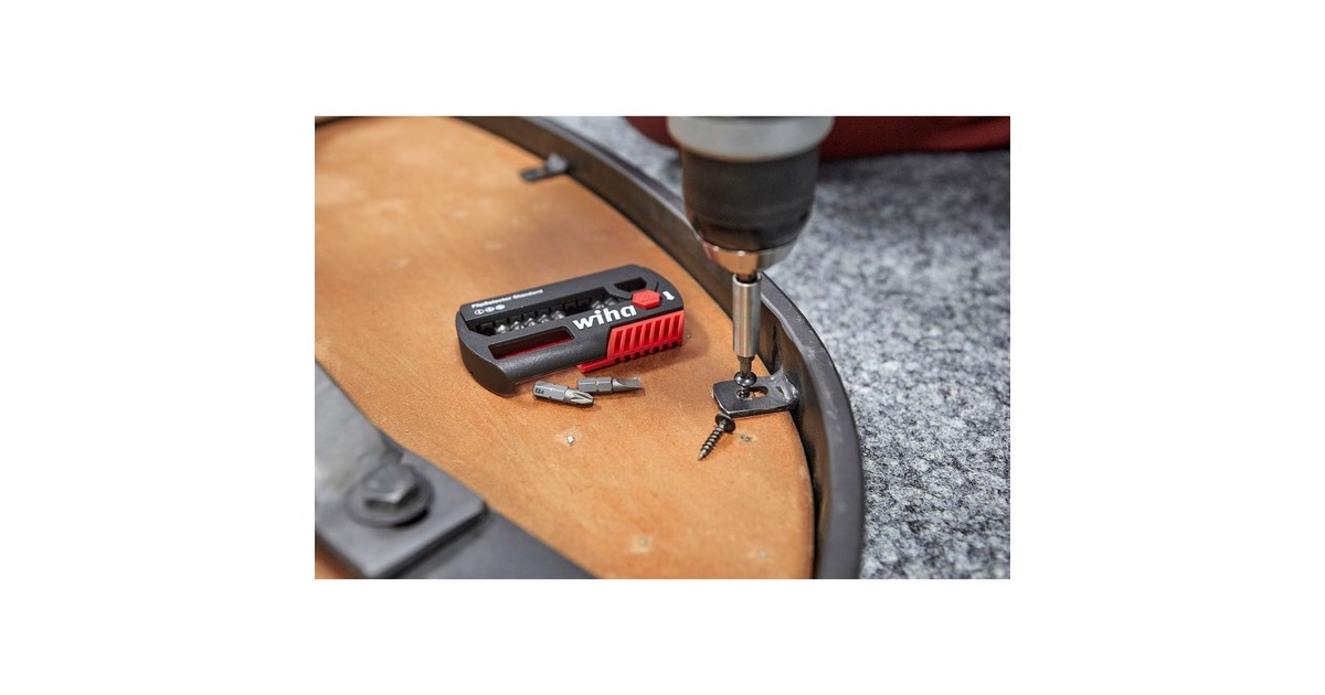 WihaBitset FlipSelector Standard 25 mm  (Zwart/rood, Phillips, Pozidriv, TORX® 13-delig 1/4