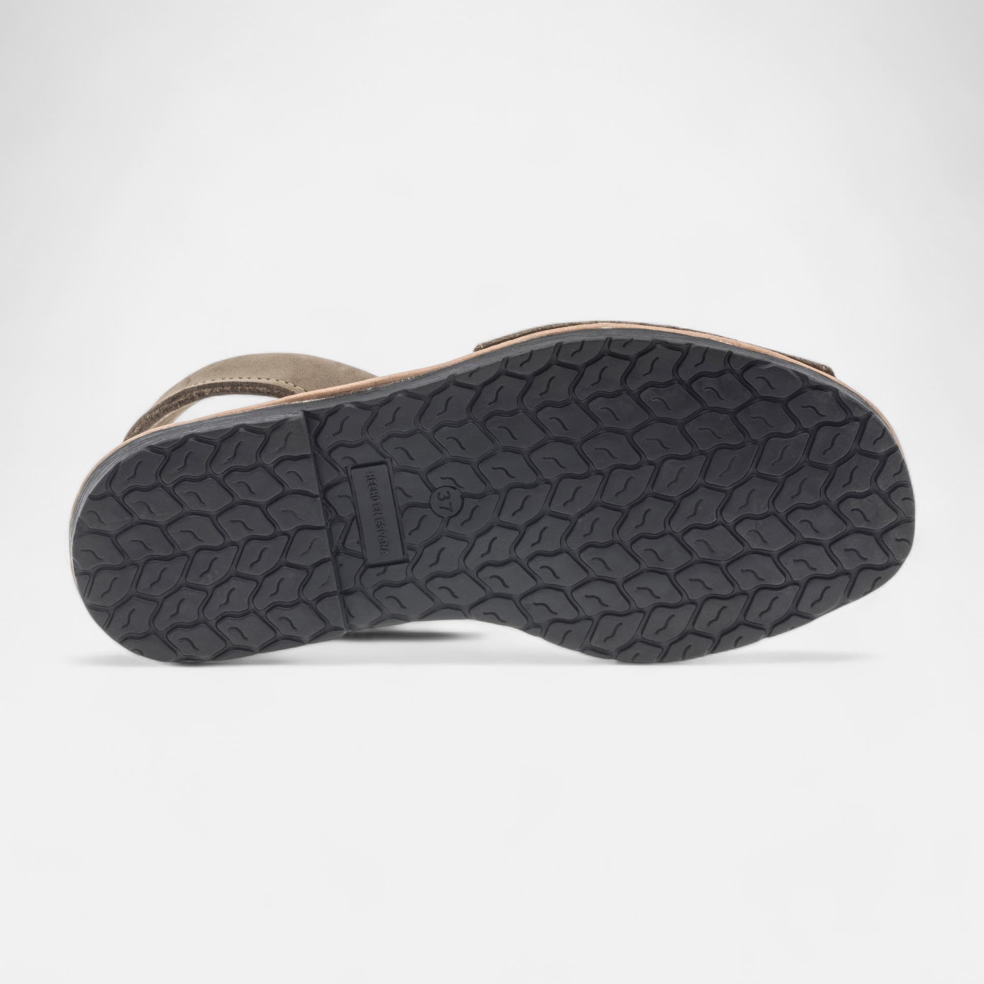 Sandales Femme en cuir kaki
