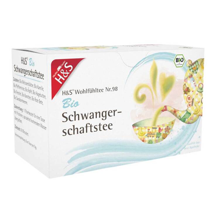 H&S Bio Schwangerschaftstee Filterbeutel, 20X2 g