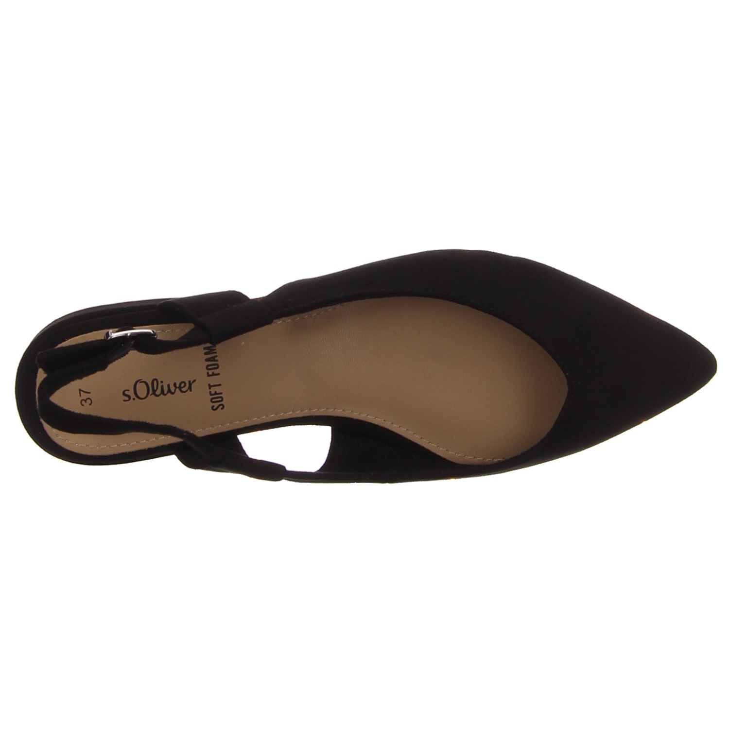 s.Oliver Slingpumps schwarz schwarz