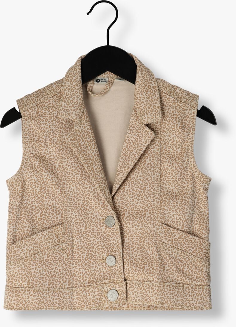 DAILY7 zand daily7 gilet biker gilet animal