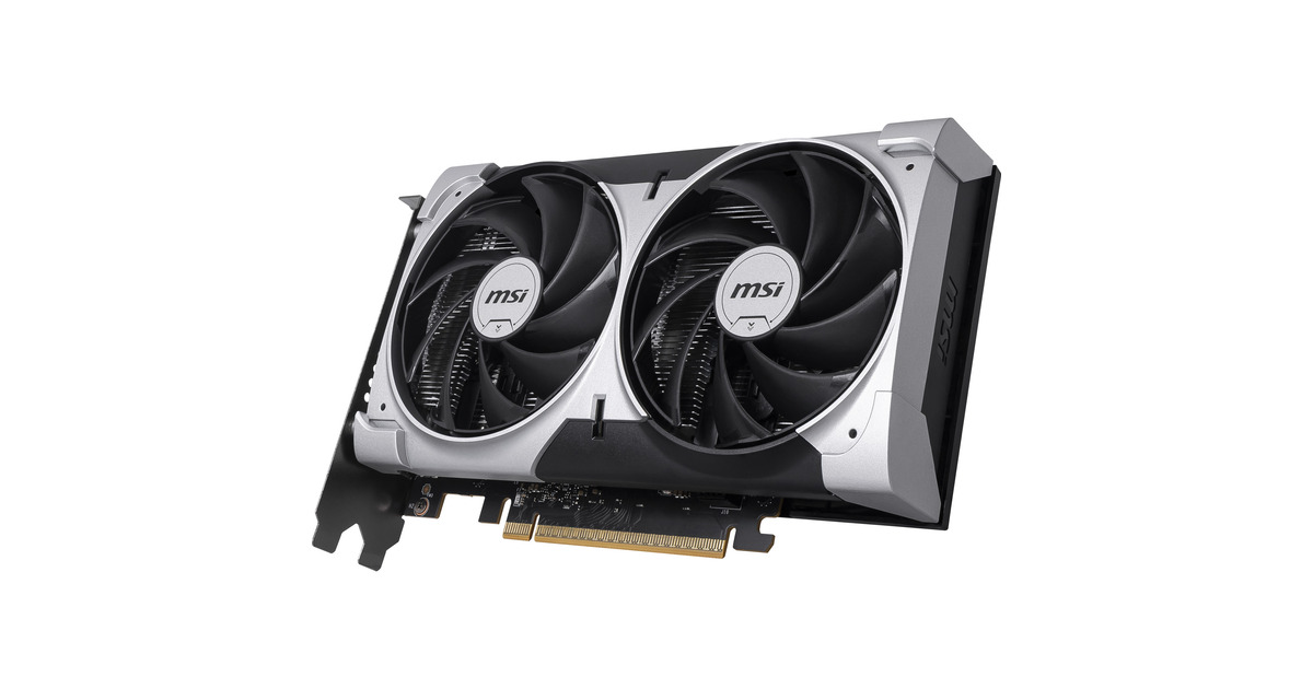 MSIGeForce RTX 5050 8G VENTUS 2X OC grafische kaart  (3x DisplayPort, 1x HDMI 2.1, DLSS 4)