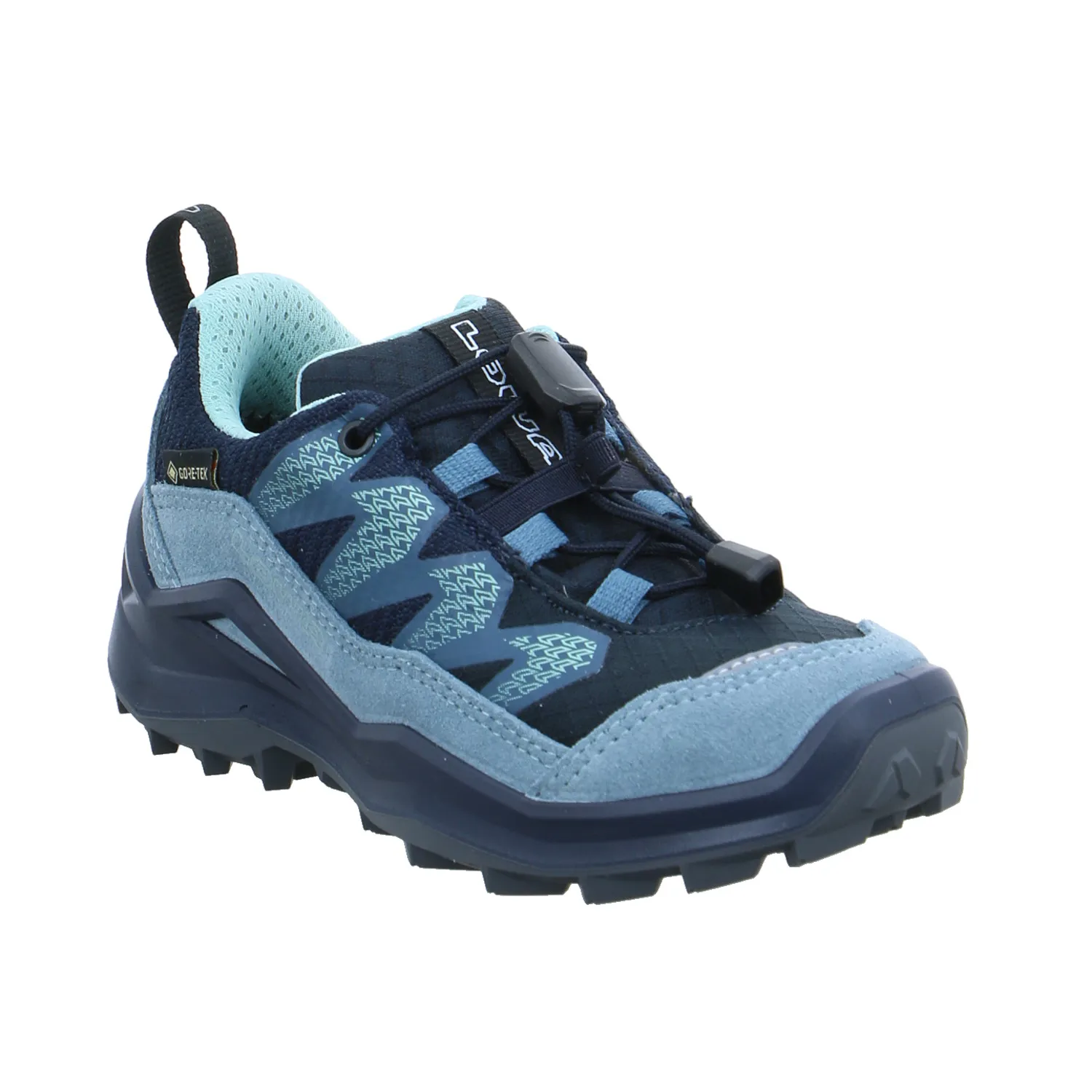 LOWA Kleinkinder-Sport -Halbschuh Blau Textil  Sneaker Outdoor Unisex
