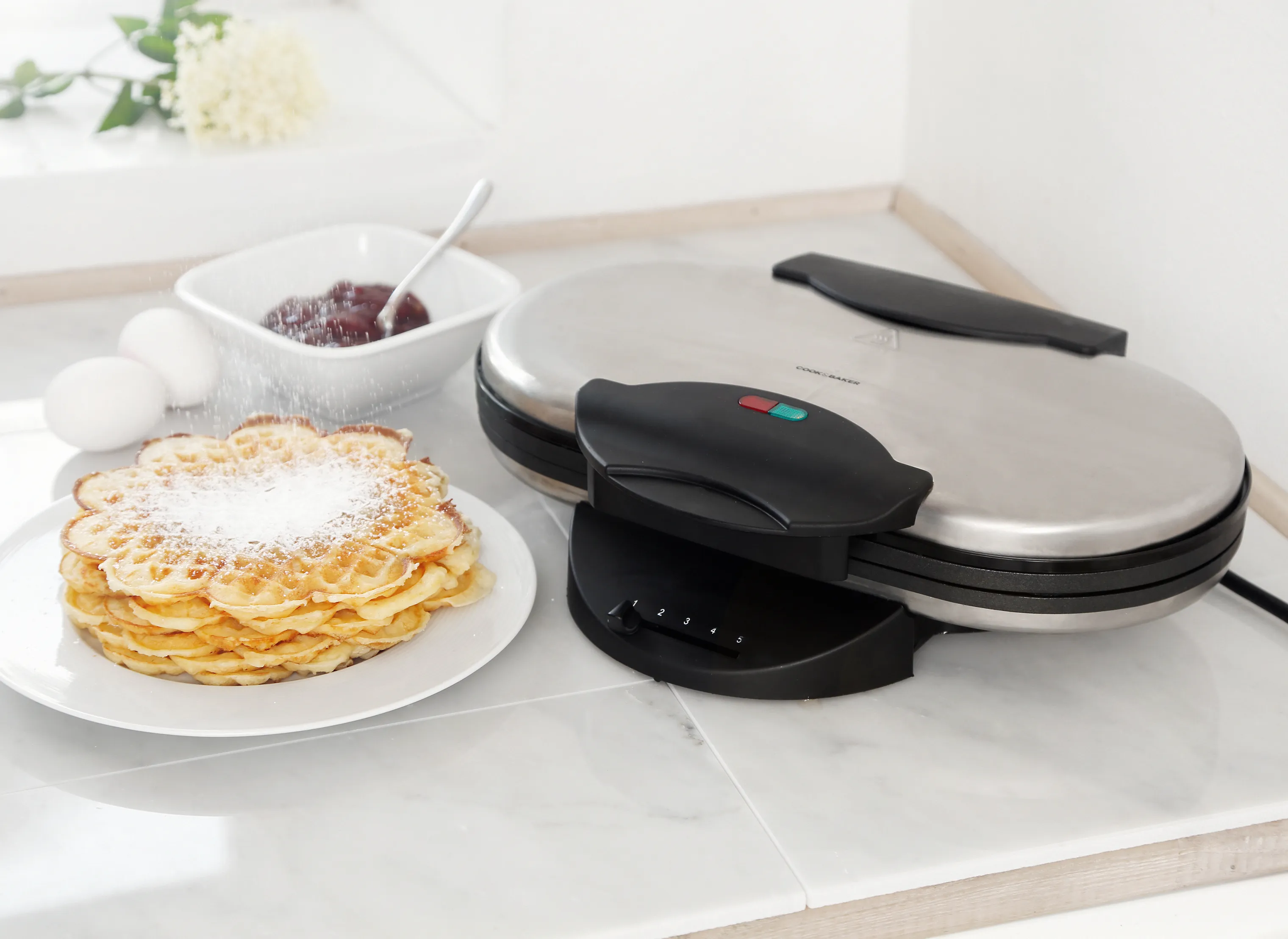 Cook & Baker Dobbelt Vaffeljern