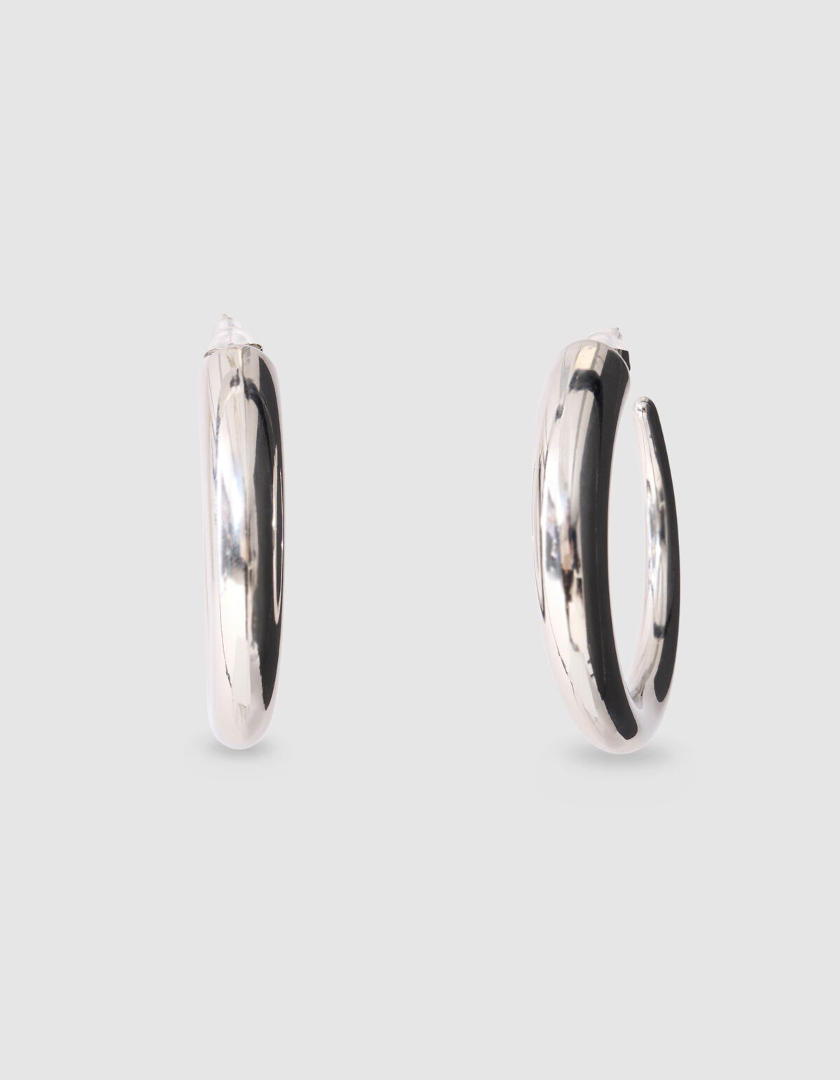 Big Hoop Oorbellen Zilver