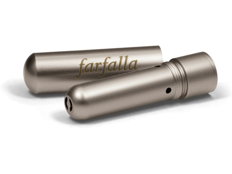 Farfalla Riechstift Edelstahl beige Natürlicher Riechstift wohltuend und pflegend