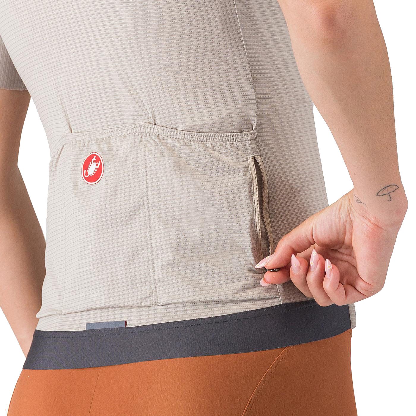 Castelli Espresso Radtrikot Damen silver moon