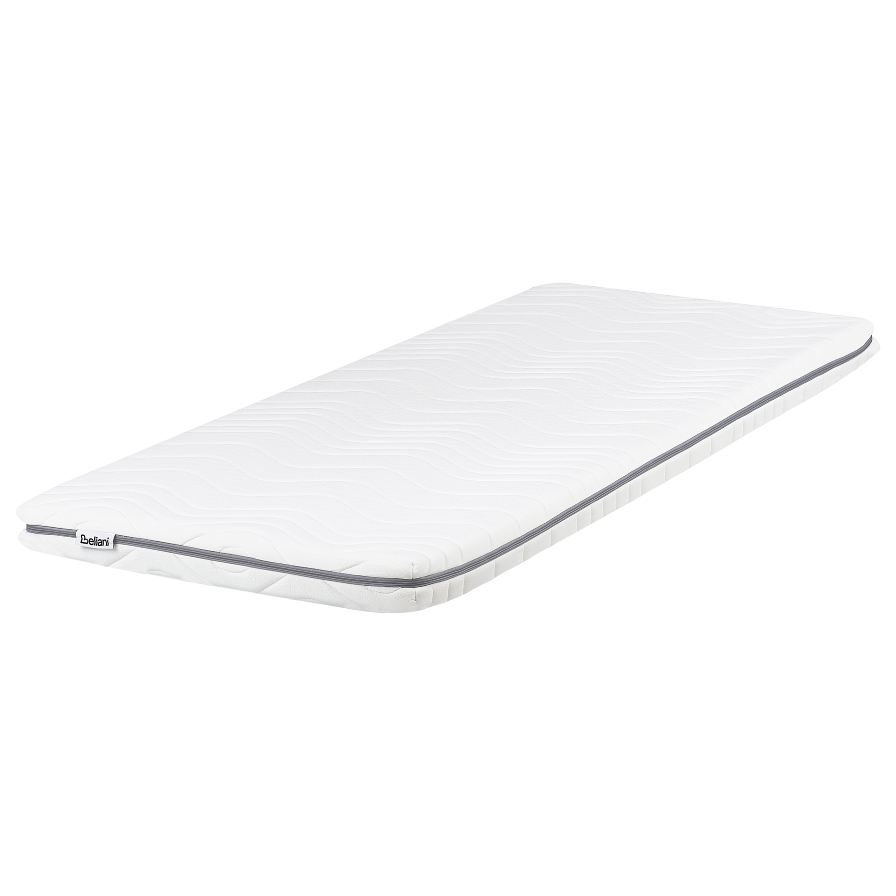 Beliani - PETITE - Schuimmatras - Wit - 80 x 200 cm - Polyester