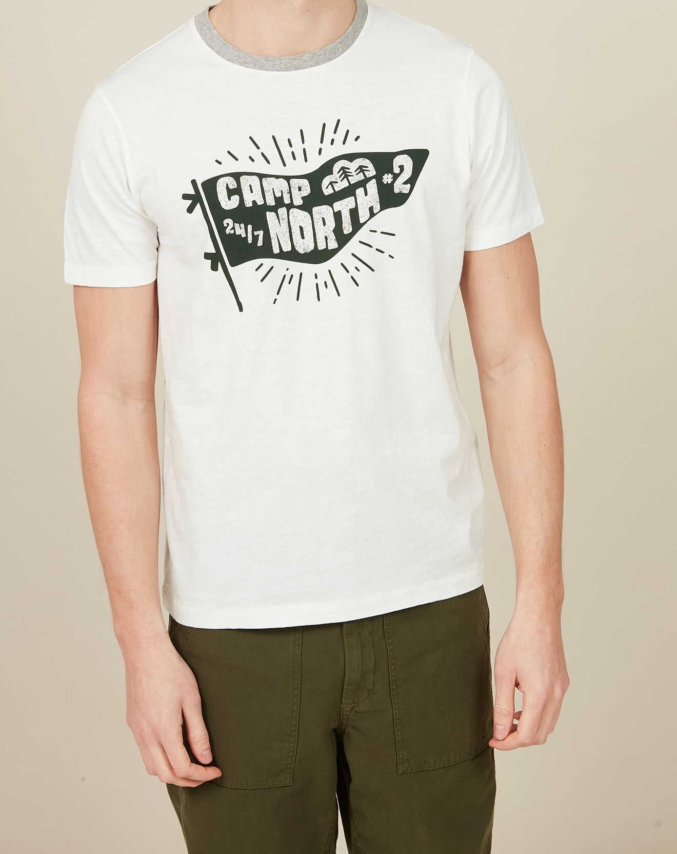 Hartford T-Shirt Camp North blanc