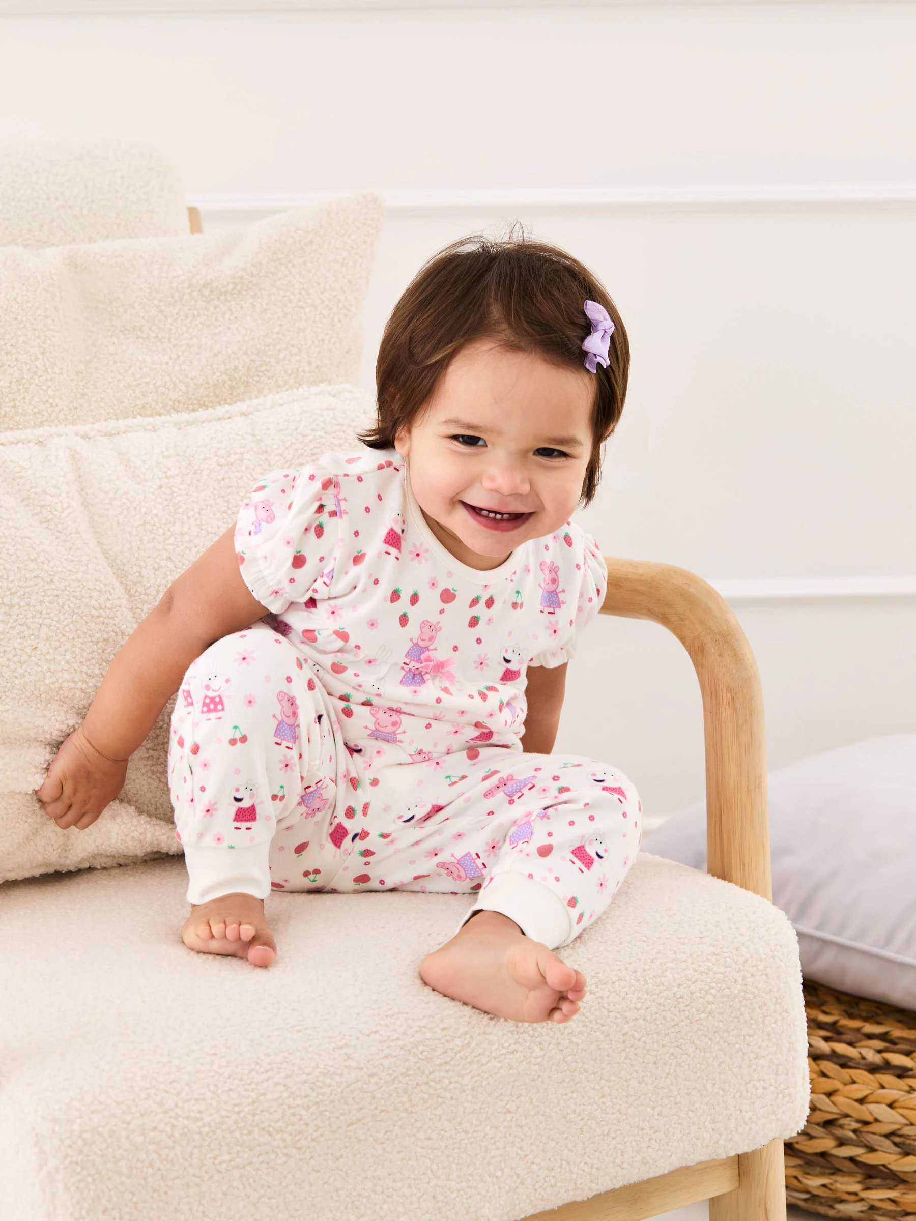 JoJo Maman Bébé - Jersey pyjama met Peppa Pig